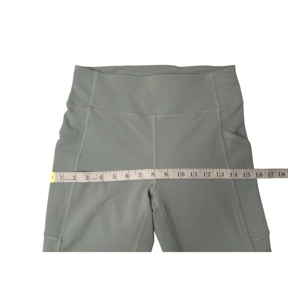 Lululemon High-Rise Crop Leggings Size 8 Sage Green - Picture 9 of 10